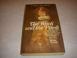 The Witch And The Priest By Hilda Lewis,  Lancer Books,  1970,  Vintage Paperback