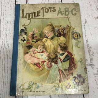 Vintage Little Tots A B C Book By Hurdt & Co Ny Cinderella Series
