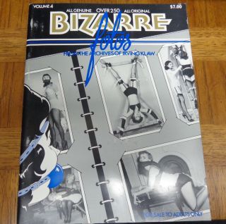 Bizarre Fotos Volume 4 The Archives Of Irving Klaw Erotic Photography/bondage