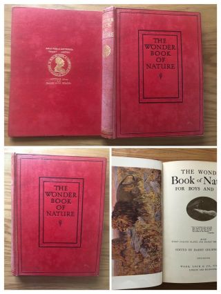 The Wonder Book Of Nature Vintage 1930s Book For Boys And Girls Antiquarian Vgc