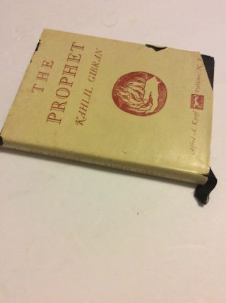 Kahlil Gibran THE PROPHET Pocket Edition 24th Printing 1951 2
