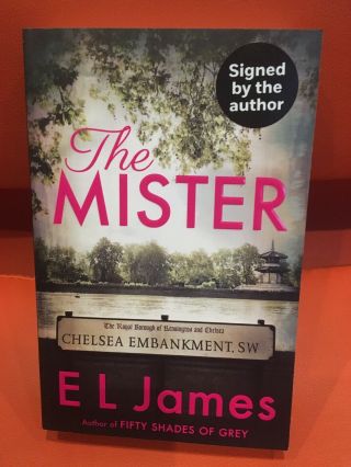 Signed E L James The Mister Fifty Shades Of Grey Paperback Freepost