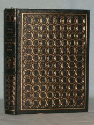 1979 Easton Press Book The Descent Of Man By Charles Darwin