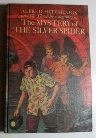 Three Investigators 8 Mystery Of The Silver Spider Robert Arthur 1973 Hb