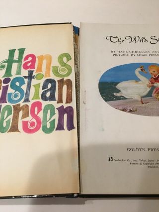 The Wild Swans Hans Christian Anderson 1966 Rare 3D Hologram Cover ILLUSTRATED 3