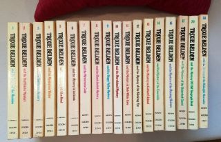 Trixie Belden Set Of 1 Through 14,  16,  17,  20,  30 Some Wear To Books Oval Fronts