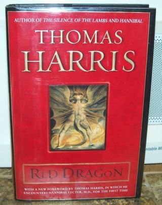 Red Dragon Thomas Harris 1st Ed Thus 1st Hbdj First Dutton Print