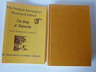 The Song Of Hiawatha By Longfellow,  Illust By F.  Remington 1968 Vg,  (benefit)