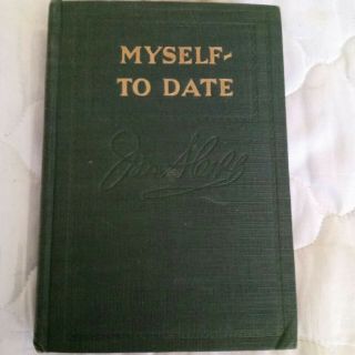 " Myself - To Date " Irvin S.  Cobb 1923 Autographed Edition Hc 1st Ed N/fine Cond