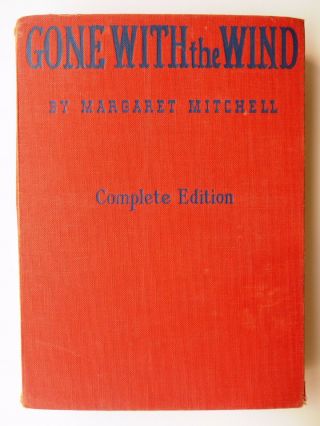 Gone With The Wind Margaret Mitchell Illustrated Motion Picture Edition Hc 1940