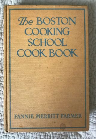 1945 The Boston Cooking School Cook Book 600,  Recipes Shape