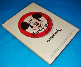 Mickey Mouse Club Scrapbook K.  Keller Hb Dj 5th 1977 Vf - Nm,  J Good Grosset &d.