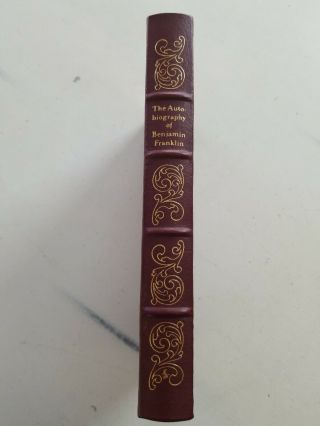 Easton Press The Autobiography Of Benjamin Franklin,  100 Greatest Books,  1976