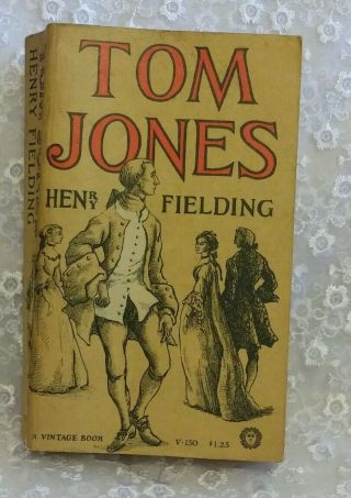 Vintage History Of Tom Jones By Henry Fielding Copyright 1950 Published Vintage