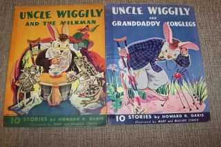 6 Uncle Wiggily Story Books 1943 Child Children Literature Garis American Crayon 2