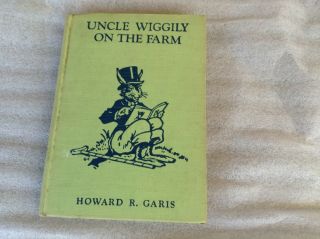 Uncle Wiggily On The Farm By Howard R.  Garis Vintage Hardcover 1939