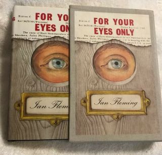 Ian Fleming For Your Eyes Only First Edition Library Facsimile With Slipcase