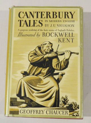 Canterbury Tales In Modern English,  J.  U.  Nicolson,  Geoffrey Chaucer,  Garden 1934