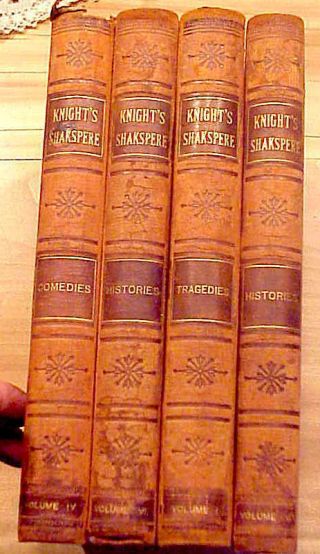 (4) Vols.  - " The Pictorial Edition Of The Of Shakspere - Histories - Tradgedies