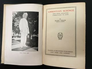 Mark Twain Christian Science Author 