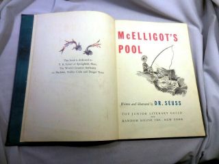 DR.  SEUSS McELLIGOT ' S POOL FIRST EDITION ILLUSTRATED HB 1947 3