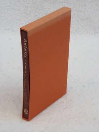 Lyn Davies A Is For Ox Short History Of The Alphabet Folio Society Slipcase 2006