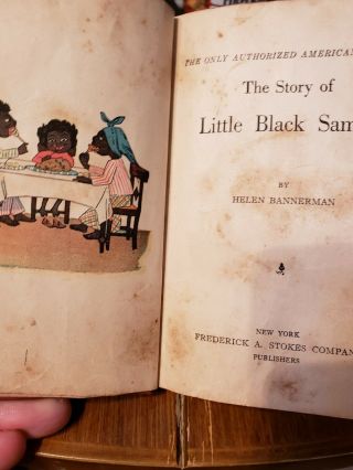 Vintage The Story Of Little Black Sambo - Helen Bannerman 3