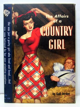 Erotica Cover Art For The Affairs Of A Country Girl – Art By George Gross