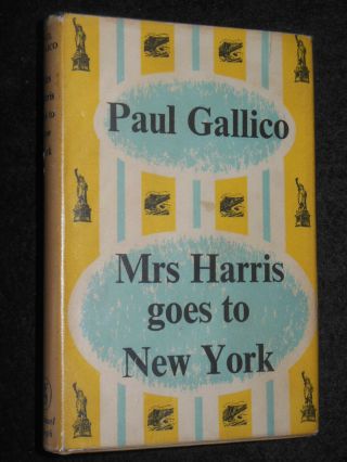 Paul Gallico: Mrs Harris Goes To York (1960 - 1st) Hardback Novel,  Fiction,  Dj