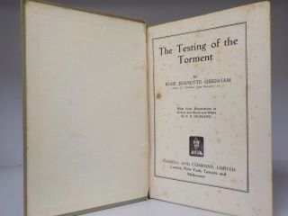 Elsie Jeanette Oxenham - The Testing Of The Torment - 1st Edition - 1925 (ID:750) 3