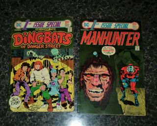 Dc 1st Issue Special " Manhunter " & " Dingbats " Jack Kirby