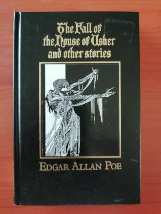 EDGAR ALLAN POE - THE FALL OF THE HOUSE OF USHER - GILT FAUX LEATHER HARDBACK 2