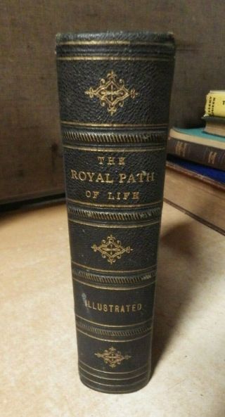 Antique Book The Royal Path Of Life By Haines & Yaggy 1880 Book Illustrated