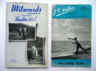 Two Angling Catalogues From The 1950s And 60s.  Milwards,  And J.  B.  Walker