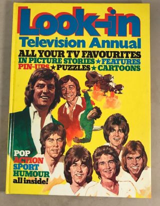 Vintage Look - In Television Annual 1975 Book Unclipped