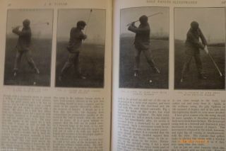 J H Taylor Hickory Putting Stymie G W Beldam Old Antique Photo Golf Article 1905 3