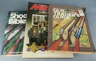 3pc Vintage Books Shooters Bible Military Collectibles Gun Trader Guide