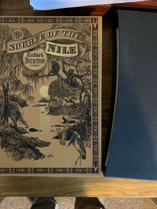 Folio Society: The Source Of The Nile By Richard Burton,  With Slipcase And Map