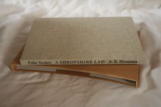 Folio Society - A Shropshire Lad By A.  E.  Housman,  1986 - Fine