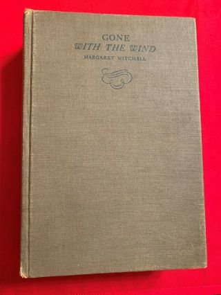 1936 Gone With The Wind - By Margaret Mitchell - First Edition