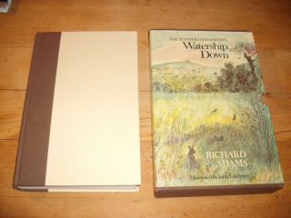 Watership Down By Richard Adams - 1st Illustrated Edition 1976 - Hb In Slipcase
