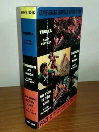 Harry Patterson Thunder At Noon Odhams Man’s Books 1965 Hardback Omnibus Volume