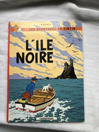 L’ile Noire Les Aventures De Tintin Herge Hb Ed