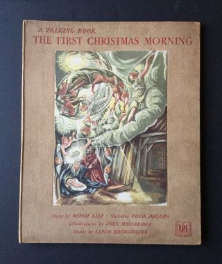 1948 T.  P.  L.  Talking Book The First Christmas Morning - Plates - 78 Rpm Record Vg