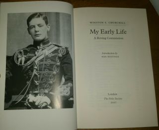 - Folio Society - My Early Life,  Winston S.  Churchill - 2007 1st Printing 2