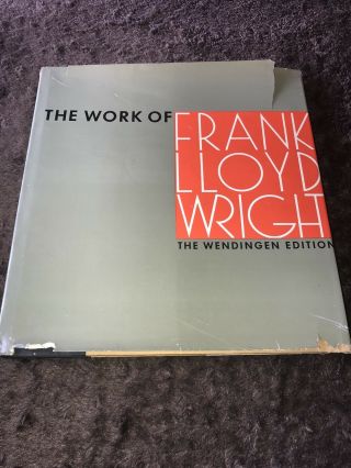 The Of Frank Lloyd Wright,  The Wendingen Edition