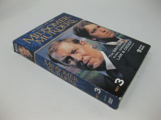 Midsomer Murders Set 3 Three - Dvd Set British Uk Mystery Series Wood Blood