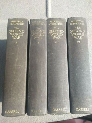 Winston Churchill The Second World War Vol 1 - 3 & 6