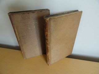 1836 Fables De La Fontaine Suivies Adonis Poetry 2 Vols Leather Binding @