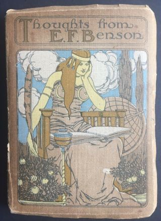 Miniature Book E F Benson Art Nouveau Thoughts Of Sesame Booklet Harrap